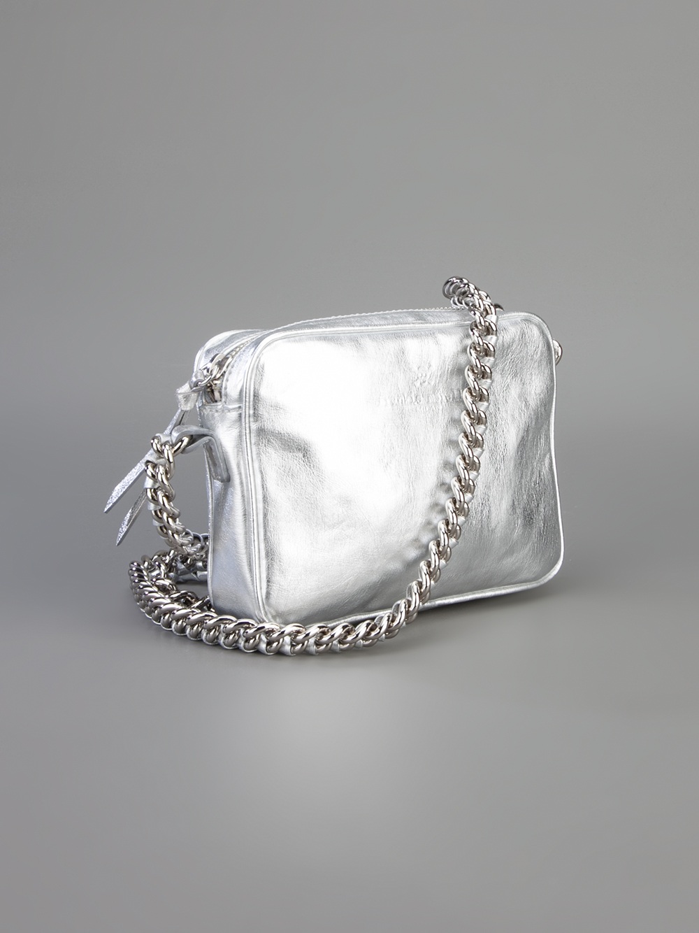 Lyst Frankie Morello Small Shoulder Bag in Metallic