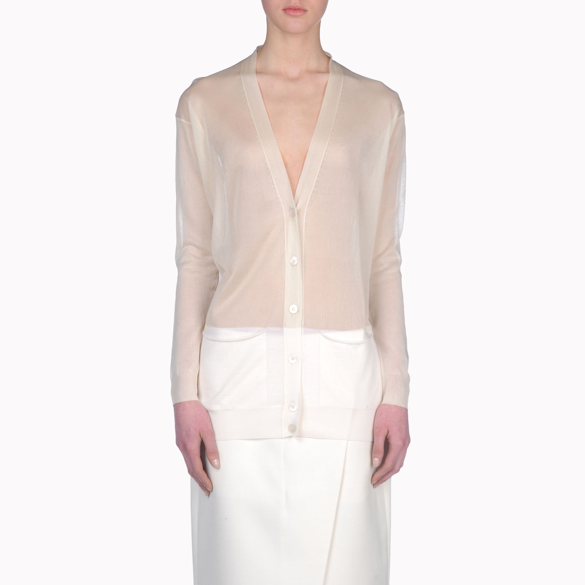 transparent cardigan