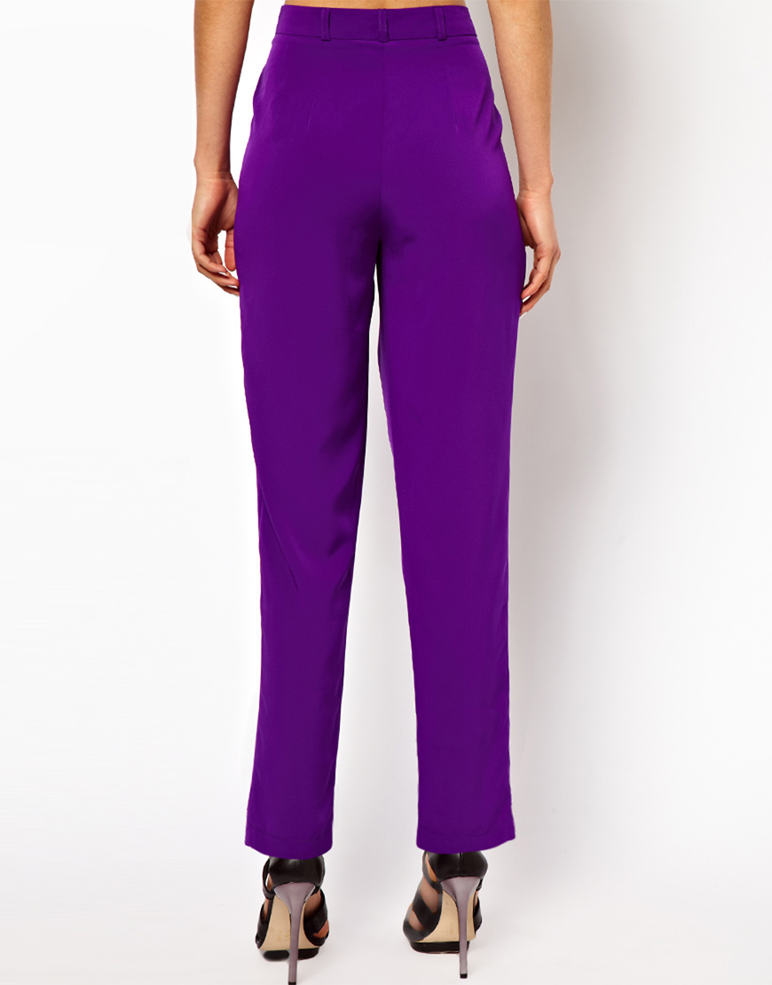 asos purple pants