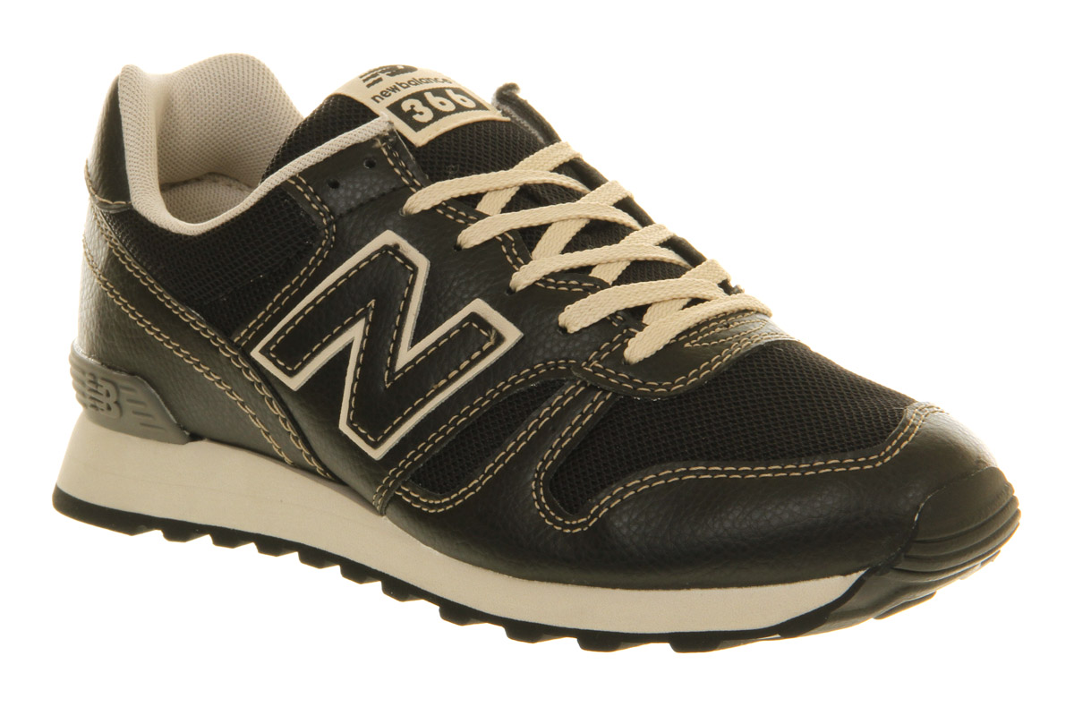 New Balance Leather Capsule Metallic Sneakers in Black - Lyst