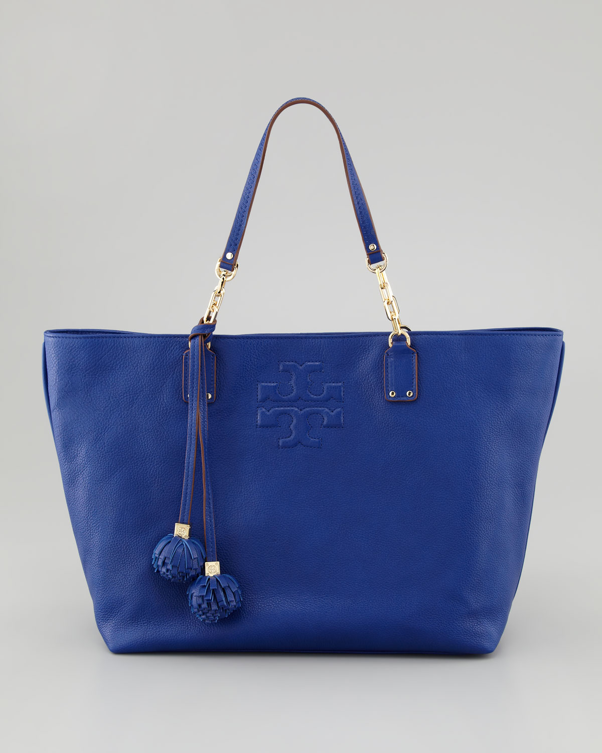 Lyst Tory burch Thea Large Tote Bag in Blue