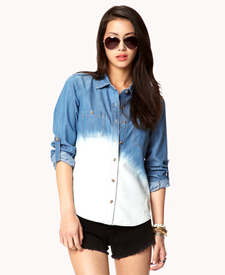 denim tops forever 21