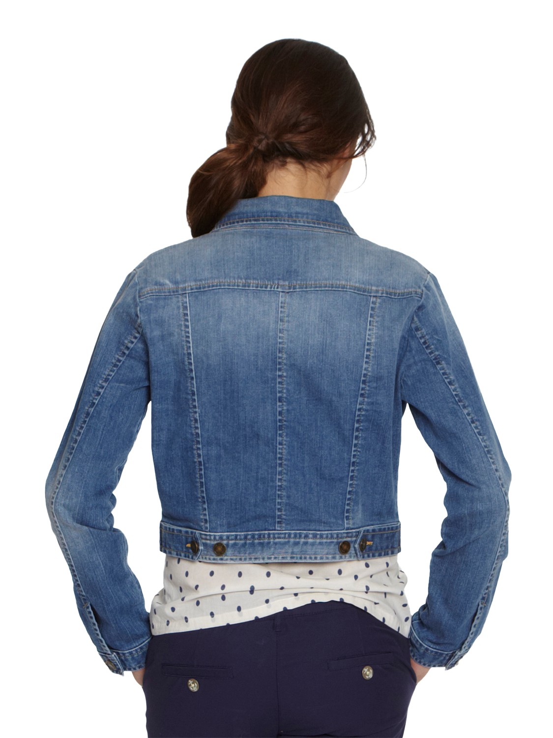 Joules Fliss Denim Jacket in Light Denim (Blue) Lyst