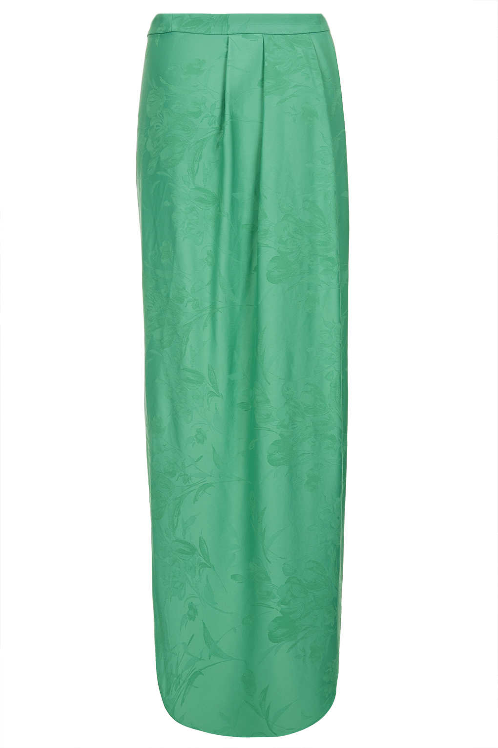 silk wrap maxi skirt