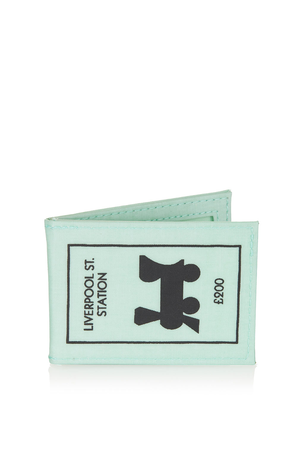 Topshop Monopoly Cardholder In Blue Lyst Topshop Monopoly Cardholder In Blue Lyst