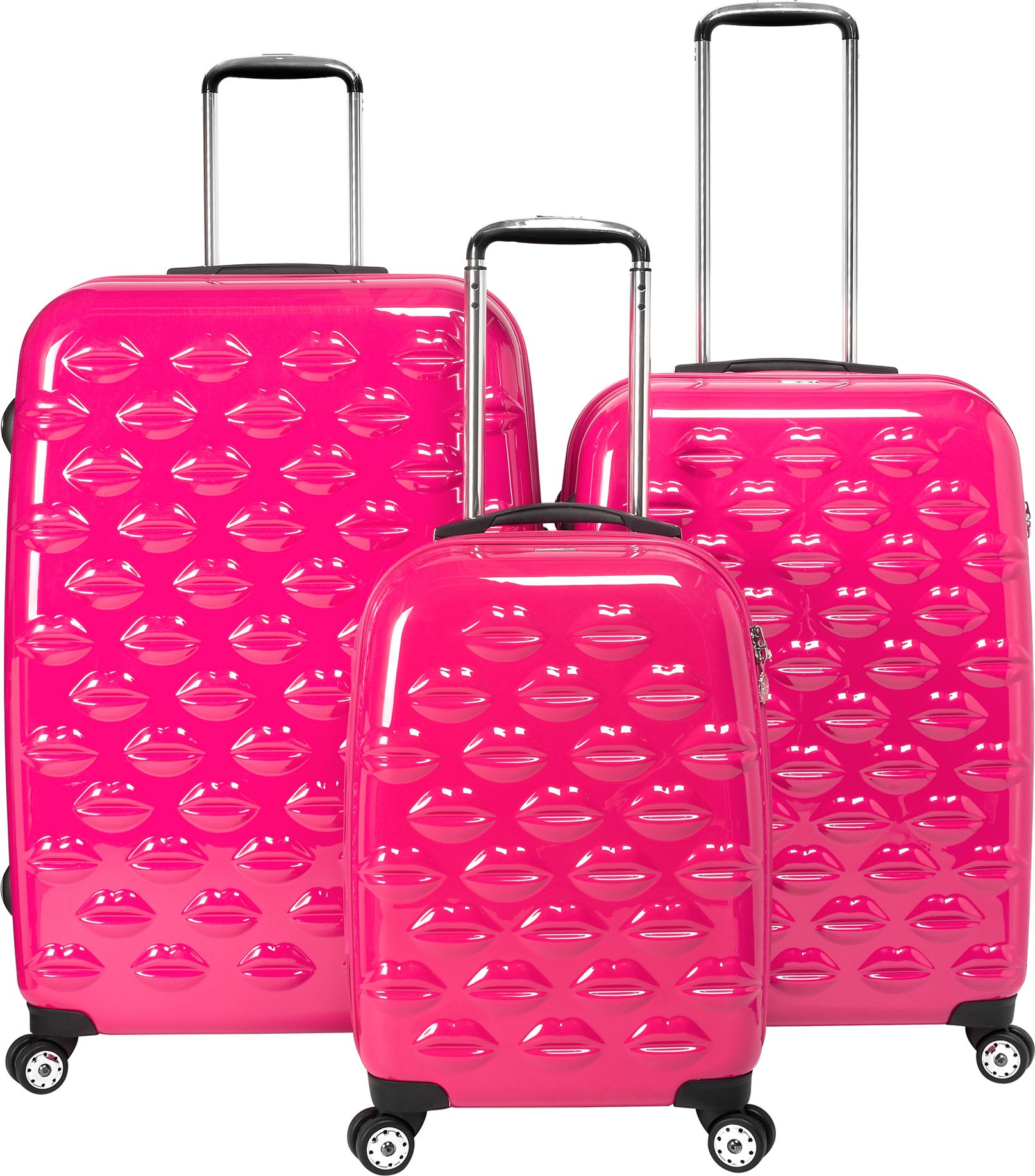 travel suitcase pink