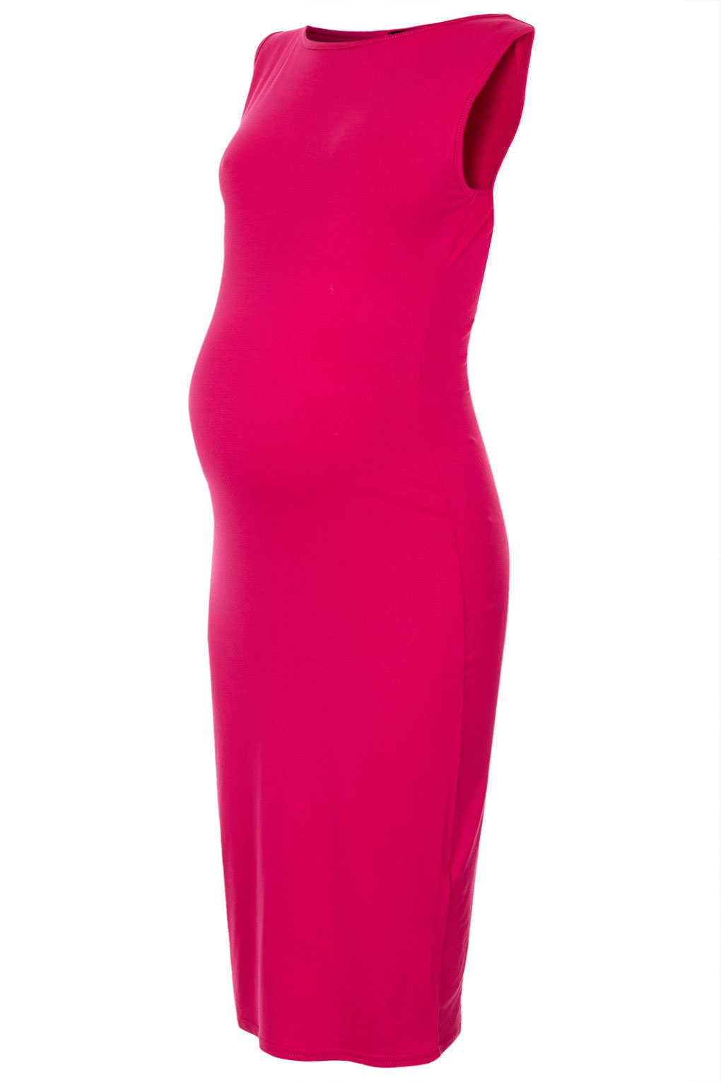 Lyst - Topshop Maternity Sleevless Midi Dress in Pink