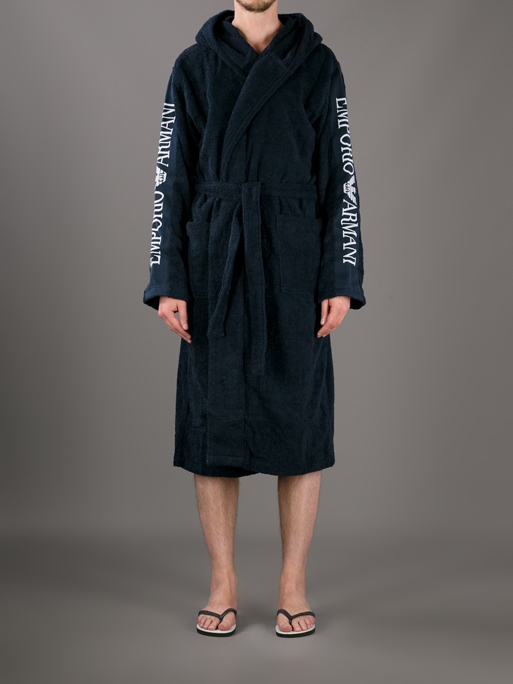 emporio armani bathrobe mens