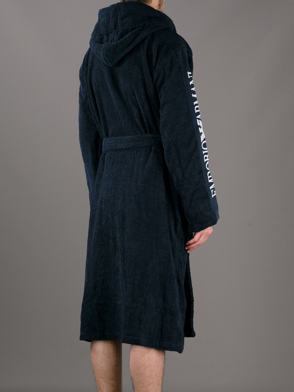 emporio armani bathrobe mens
