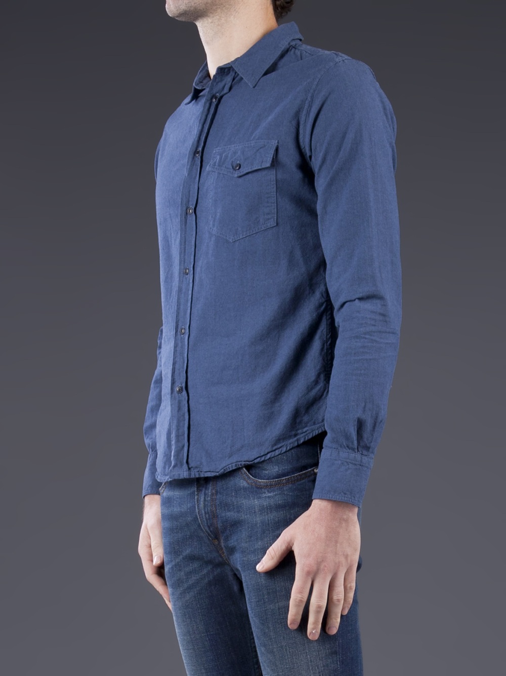 Save Khaki One Pocket Shirt I in Khaki (Blue) for Men Lyst