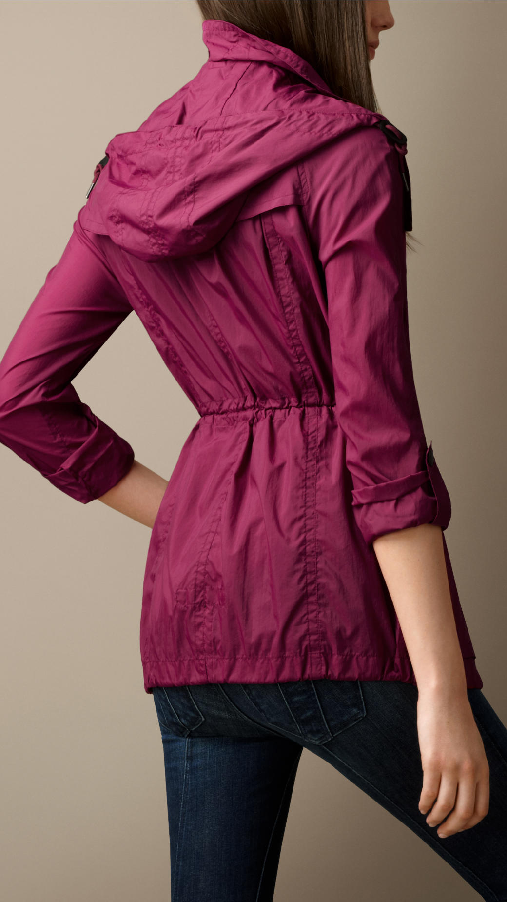 burberry parka womens