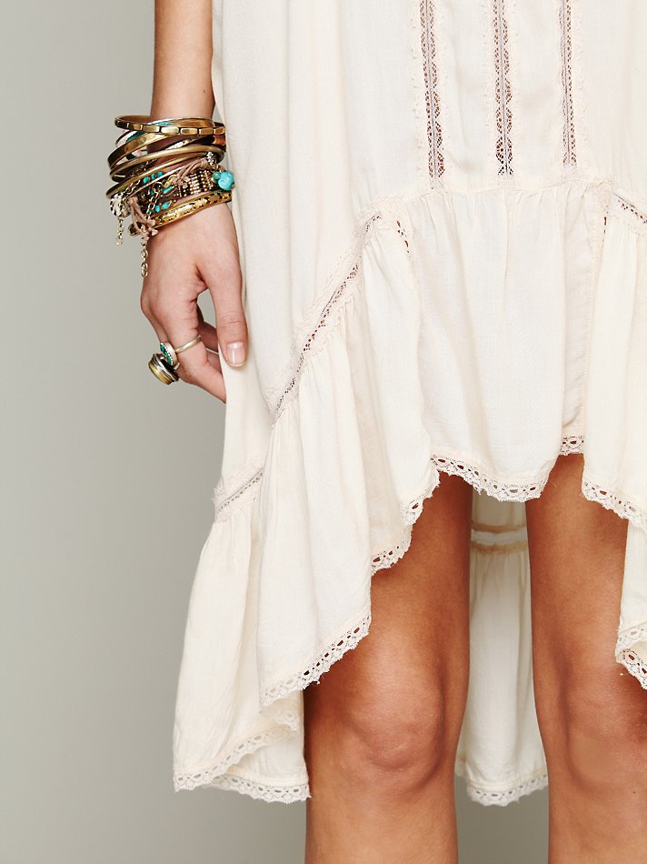 Free People Womens Parisian Slip in French Vanilla (Natural) Lyst