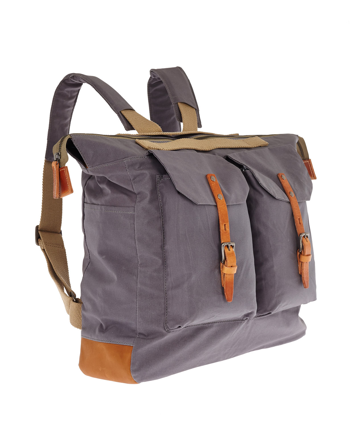 Lyst - Ally Capellino Grey Frank Waxed Canvas Backpack in Blue for Men