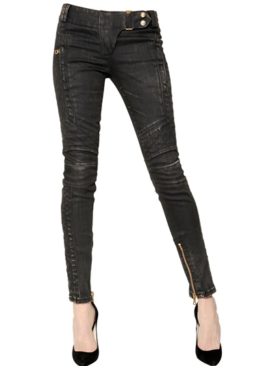 black biker jeans womens