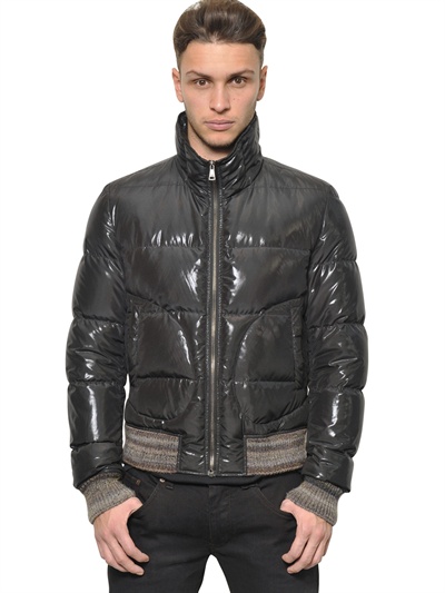 rammelaar magnifiek altijd Dolce & Gabbana Down Jacket in Black for Men - Lyst