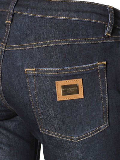 Dolce & Gabbana Cute Stretch Used Cotton Denim Jeans in Blue - Lyst