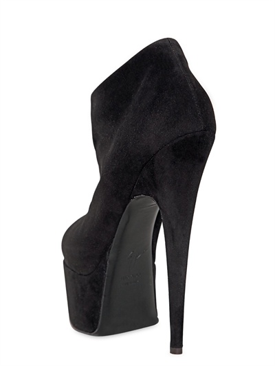 Lyst - Giuseppe Zanotti 170mm Suede Ankle Boots in Black