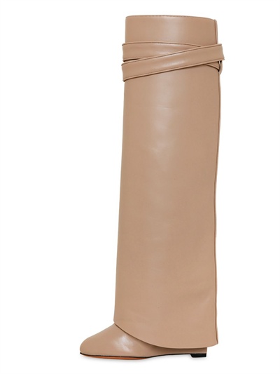 givenchy shark boots tan