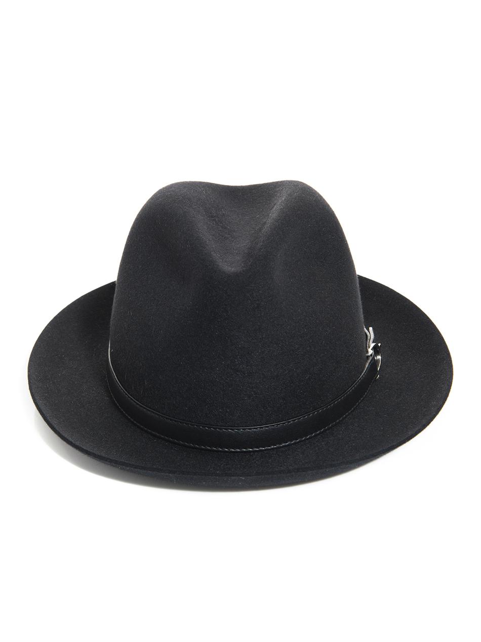 Gucci Felt Fedora Hat in Black for Men