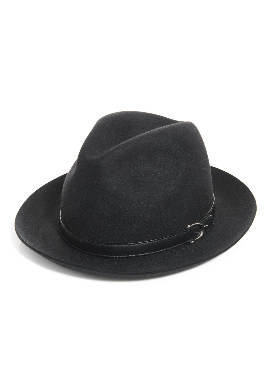 reptielen Stralend cel Gucci Felt Fedora Hat in Black for Men | Lyst