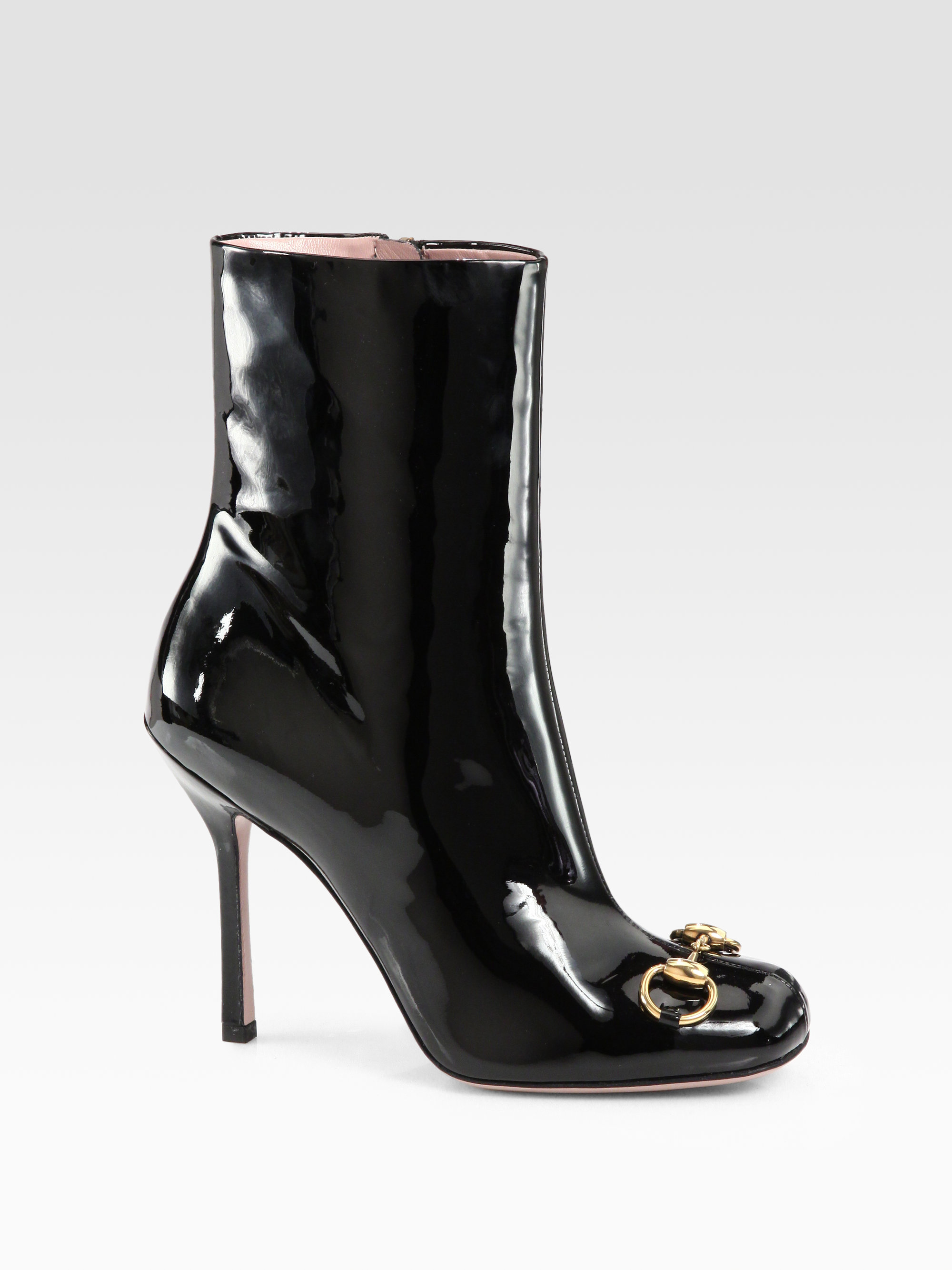 gucci flat ankle boots