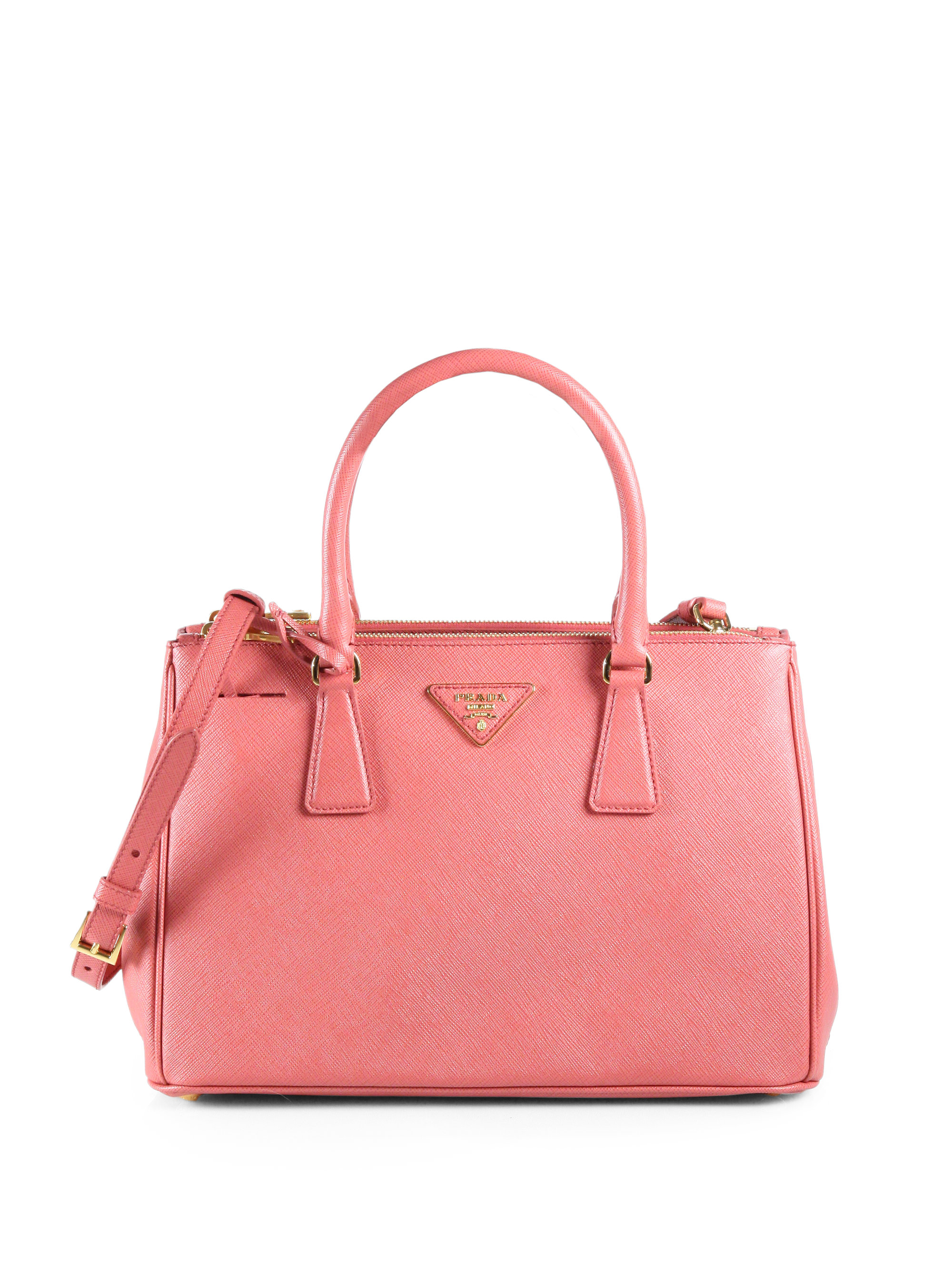 prada saffiano pink