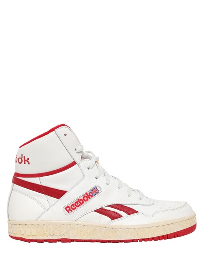 Reebok 90 Replica Basketball Sneakers in White/Red (White) for Men | Lyst