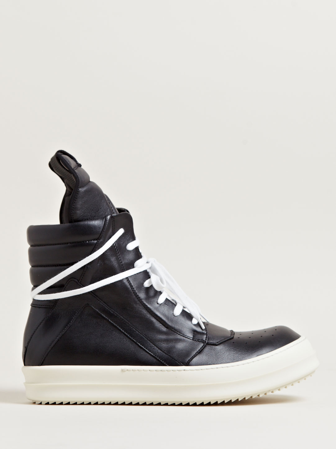 Rick Owens Mens Geobasket Sneakers in Black for Men - Lyst