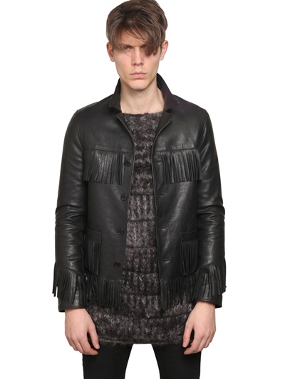 saint laurent fringe jacket