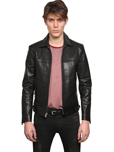 Saint laurent cafe shop racer jacket