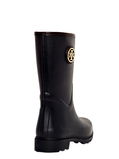 tory burch rubber rain boots