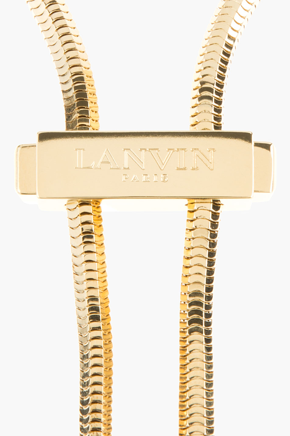 Lanvin Lanyard Bolo Tie in Gold (Metallic) | Lyst