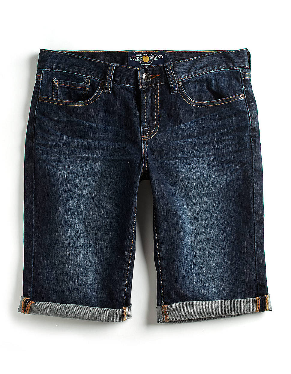 Lucky Brand Abbey Bermuda Denim Shorts in Blue Lyst