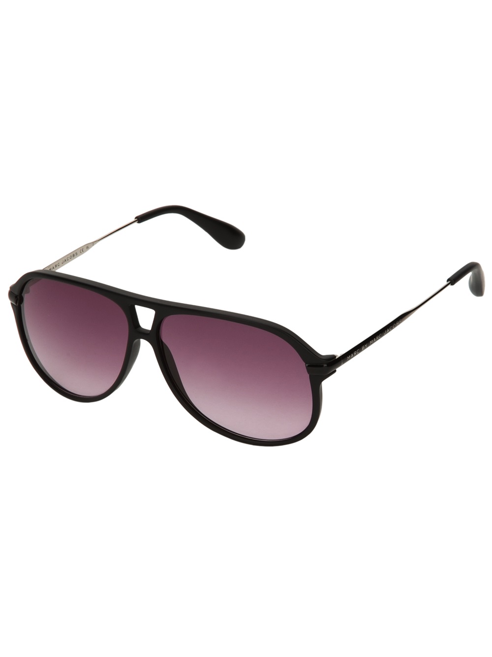 Marc By Marc Jacobs Aviator Sunglasses in Black for Men - Lyst