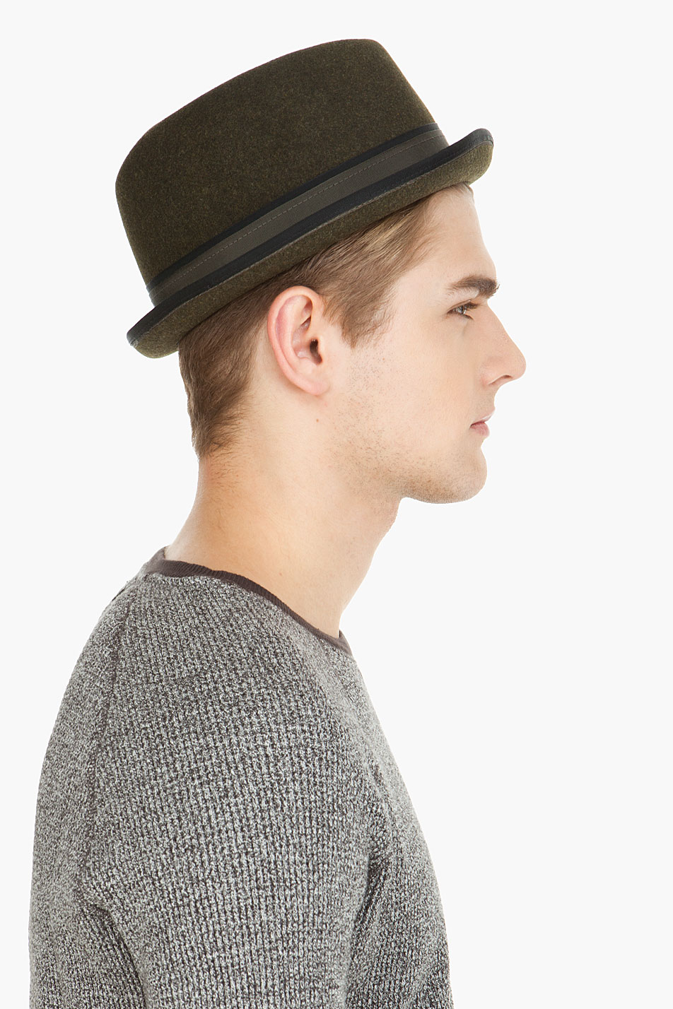 green pork pie hat
