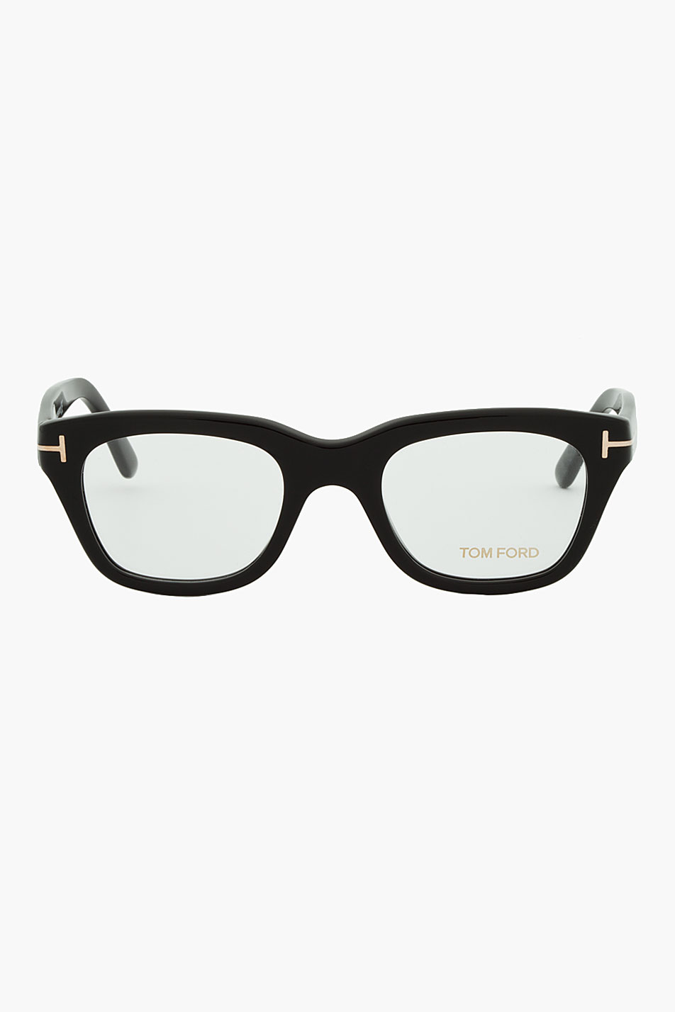 Tom Ford Black Thick Frame Cat Eye Glasses for Men | Lyst
