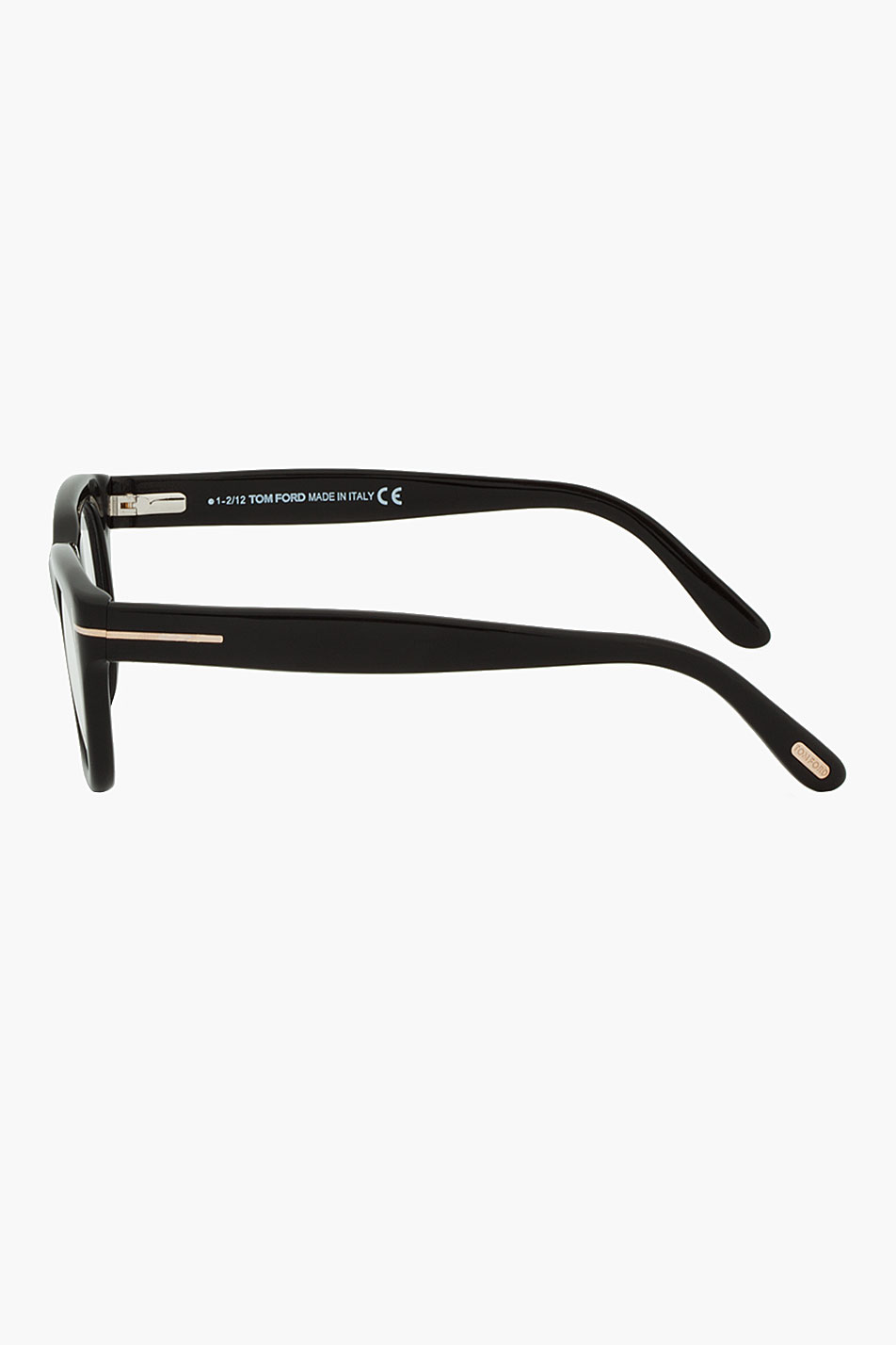 Tom Ford Black Thick Frame Cat Eye Glasses for Men | Lyst