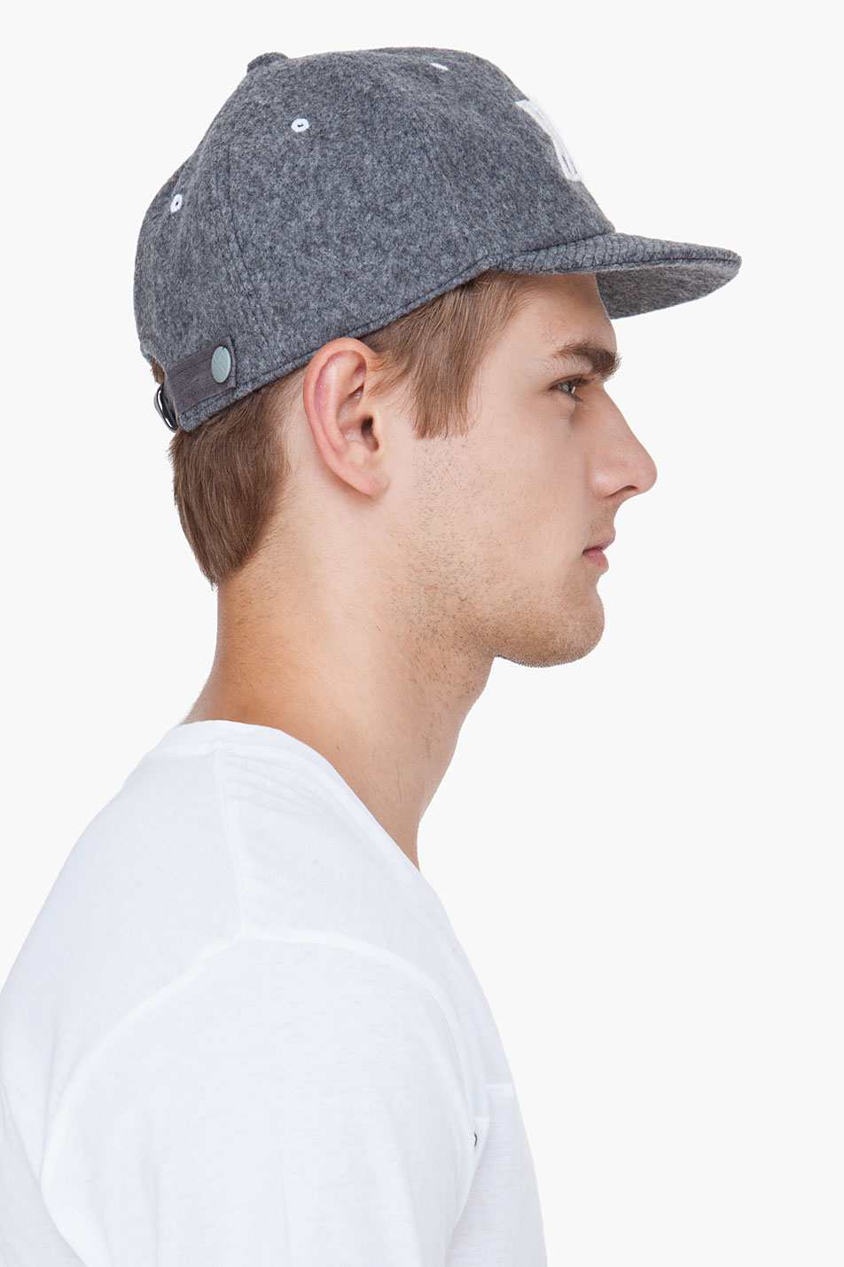 White Mountaineering Grey Embroidered Light Melton Cap In Gray For Men Lyst Check out our nylon cap selection for the very best in unique or custom, handmade pieces from our hats & caps shops. grey embroidered light melton cap