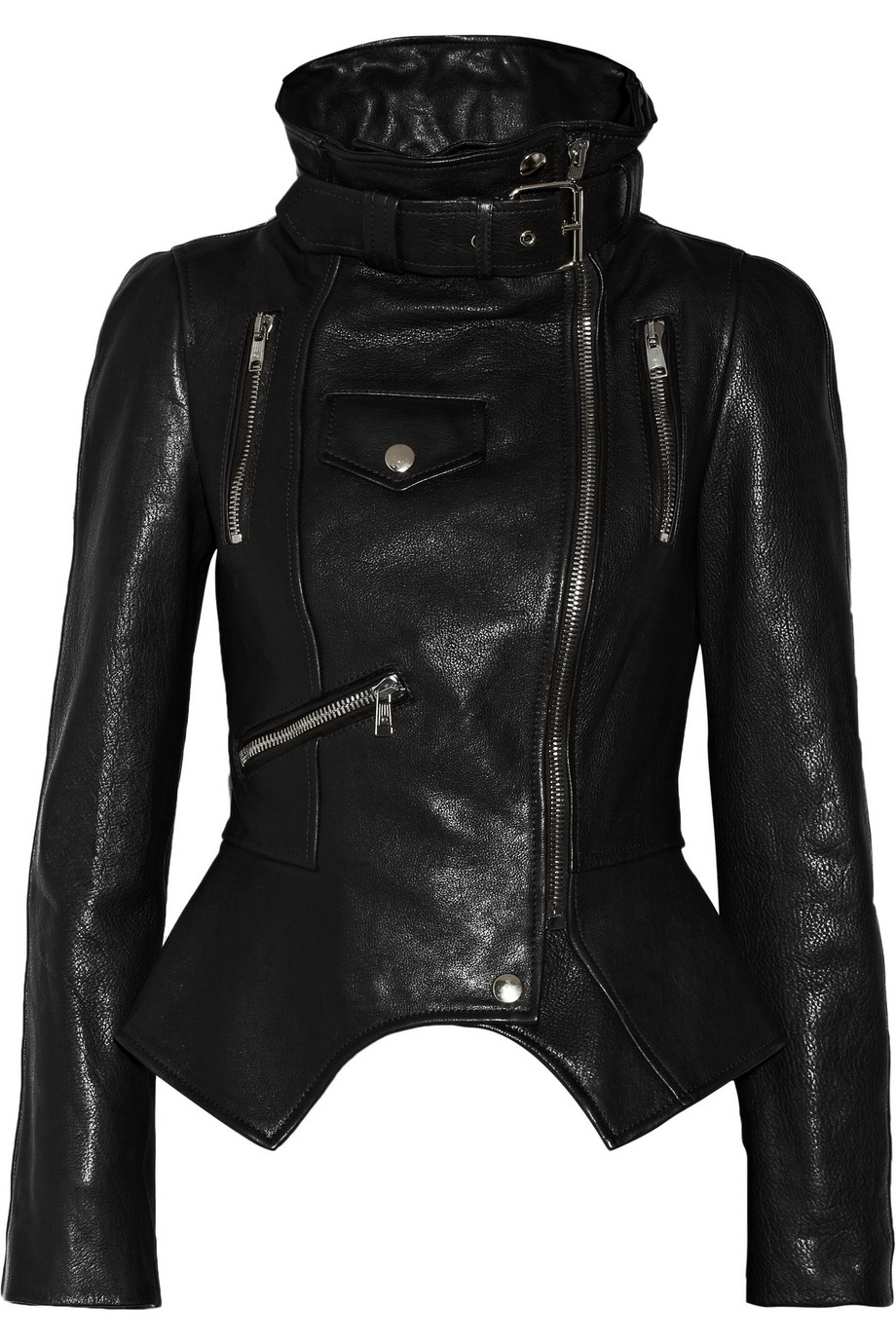 alexander mcqueen leather jacket
