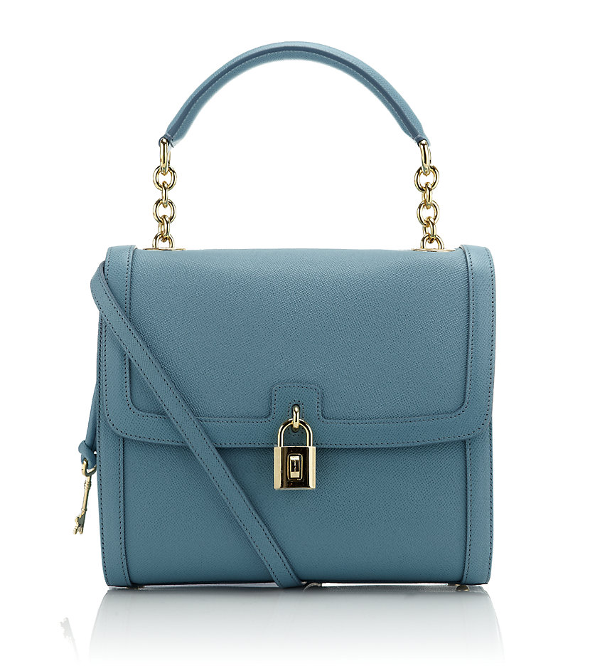 Dolce & Gabbana Dolce Handbag in Blue (leopard) | Lyst