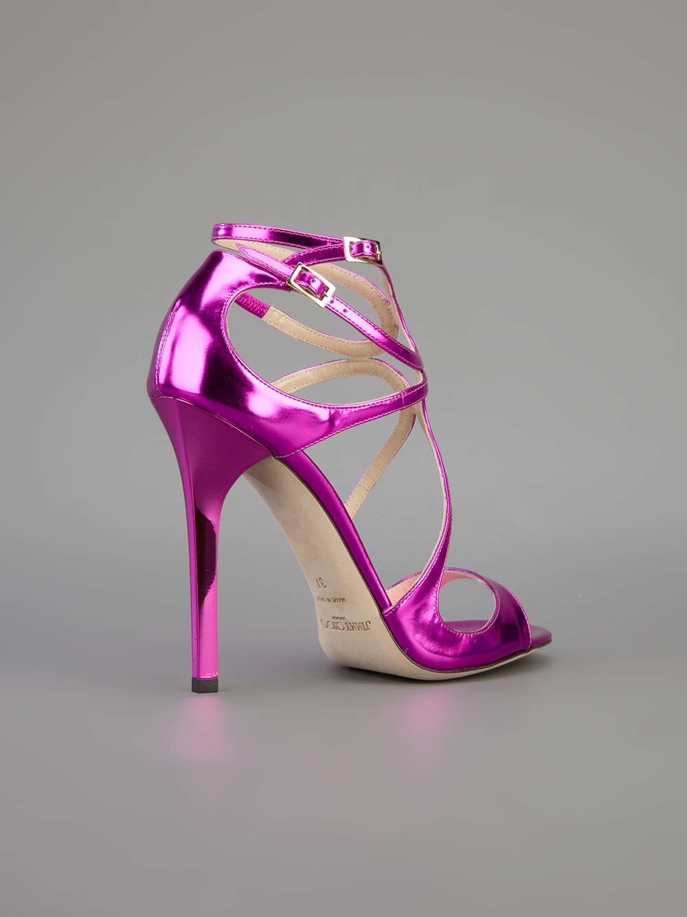 Jimmy Choo Lance Sandal in Pink & Purple (Purple) - Lyst