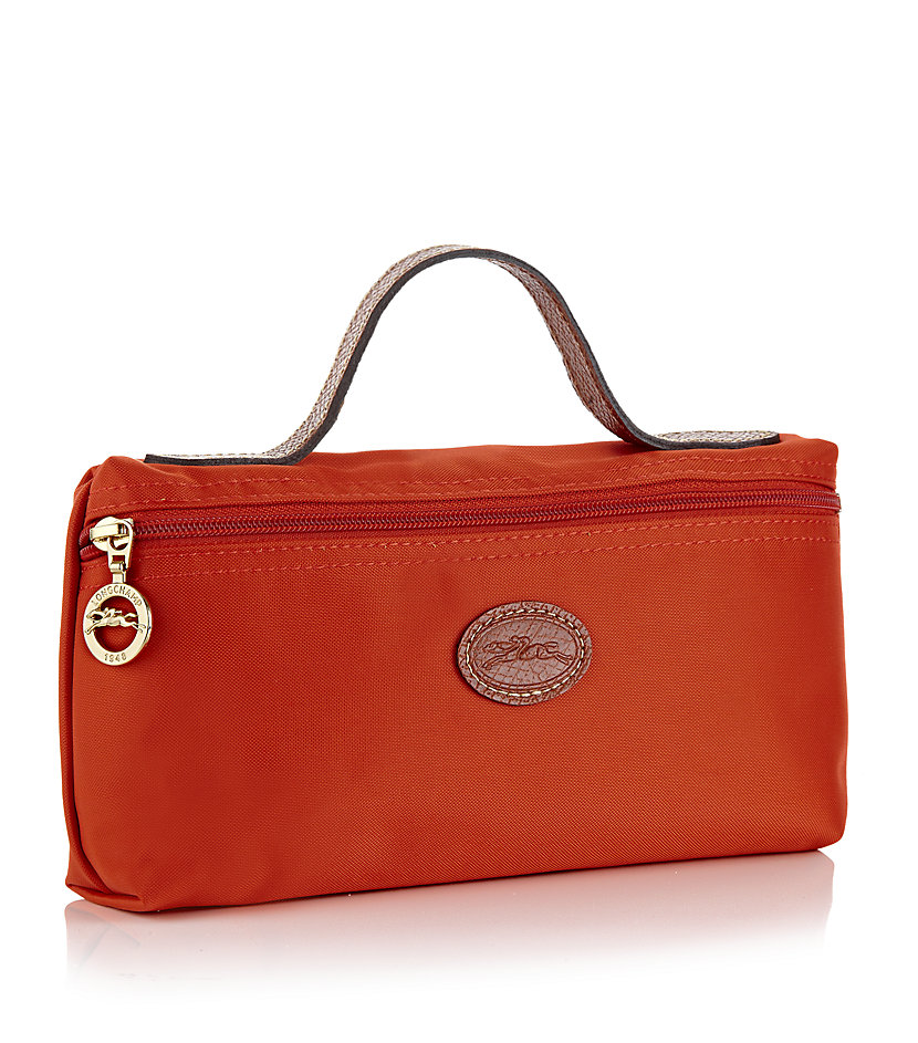 Longchamp Le Pliage Cosmetic Bag in Red Lyst