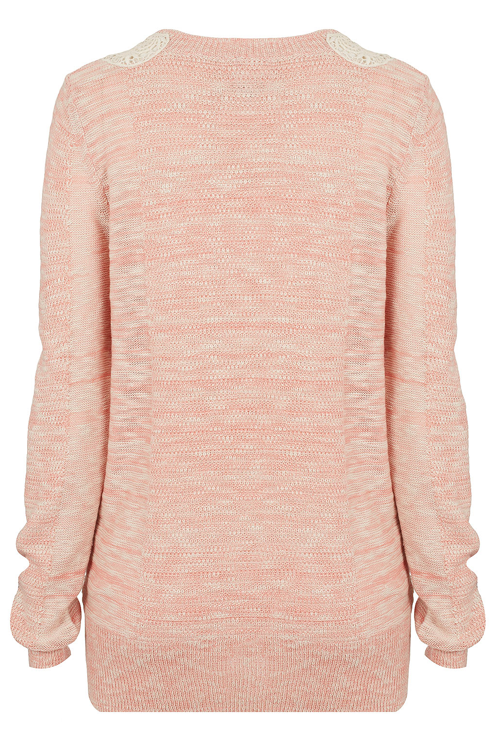Lyst Maternity Lace Collar Jumper in Pink