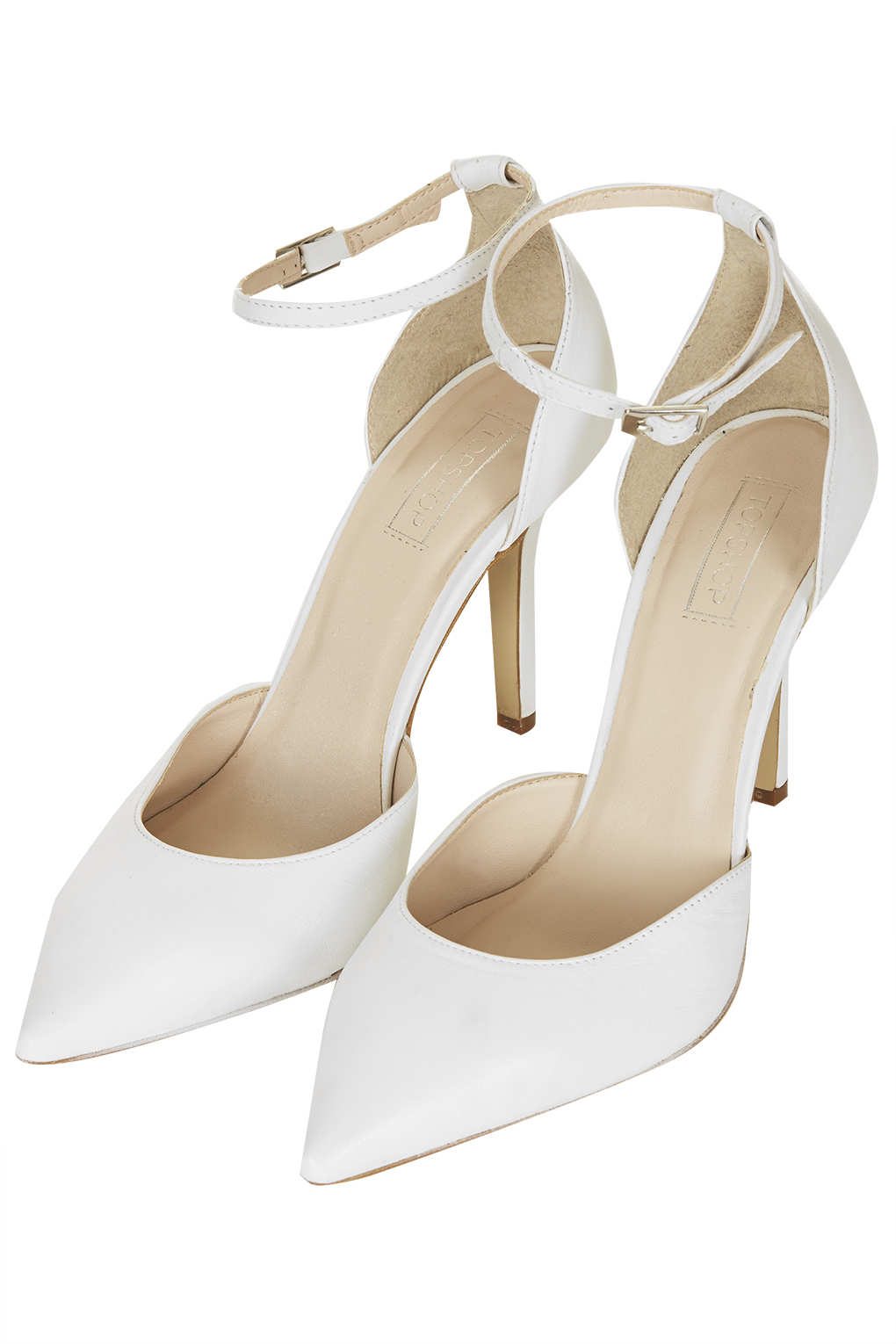 TOPSHOP Gizmo Ankle Strap Court Shoes 
