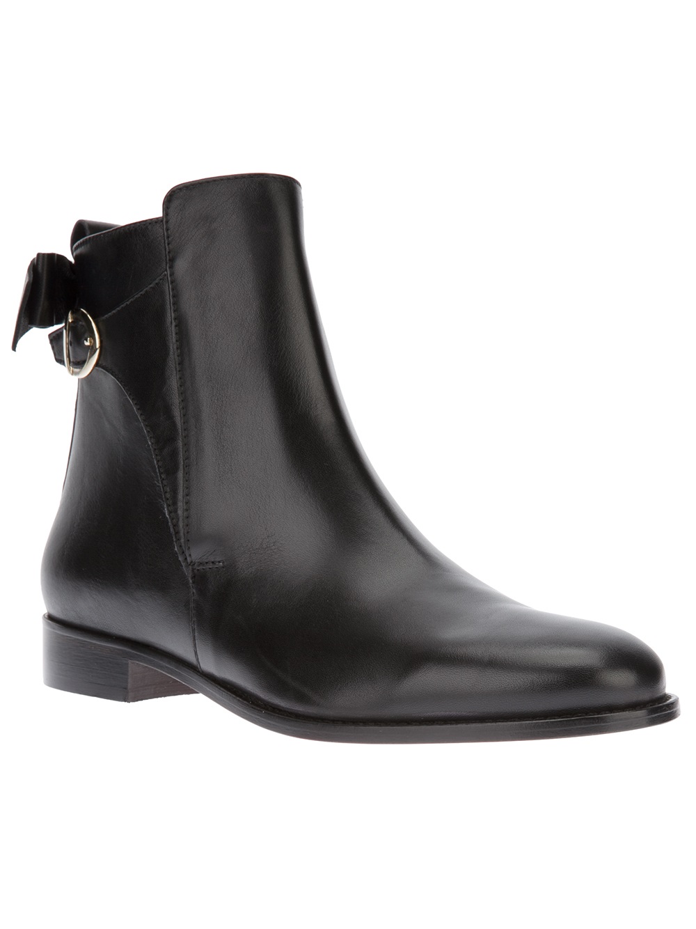 black bow booties