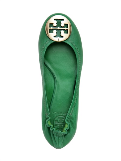 tory burch olive green flats