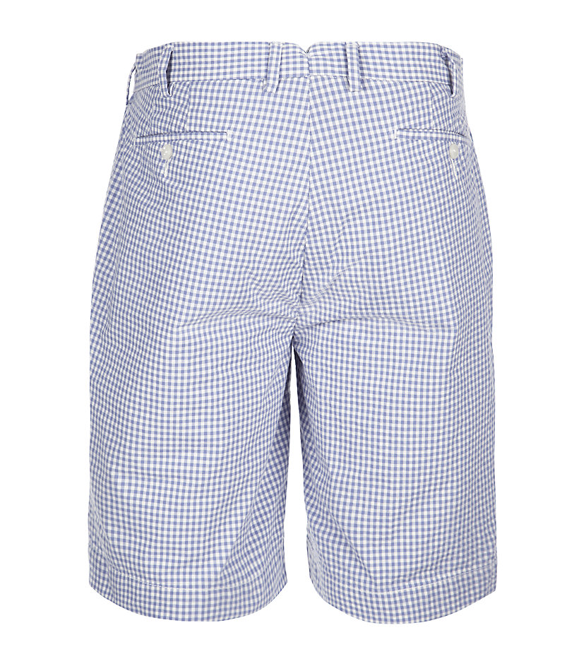 Polo ralph lauren Gingham Shorts in Blue for Men Lyst