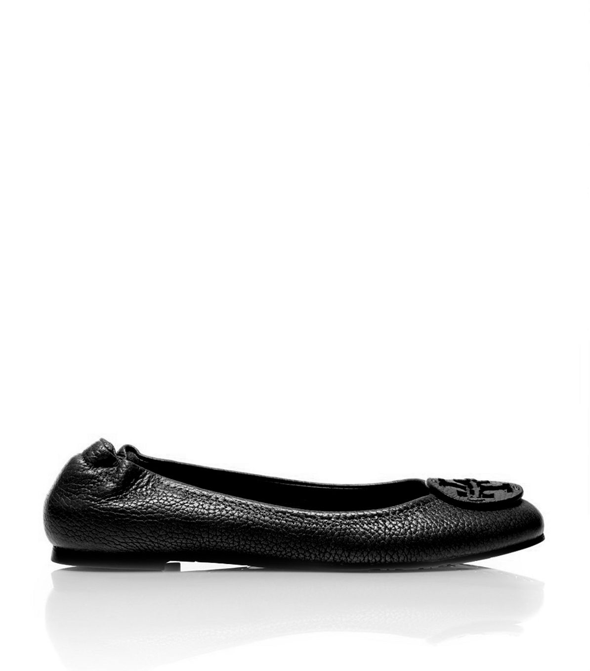 tory burch black reva flats