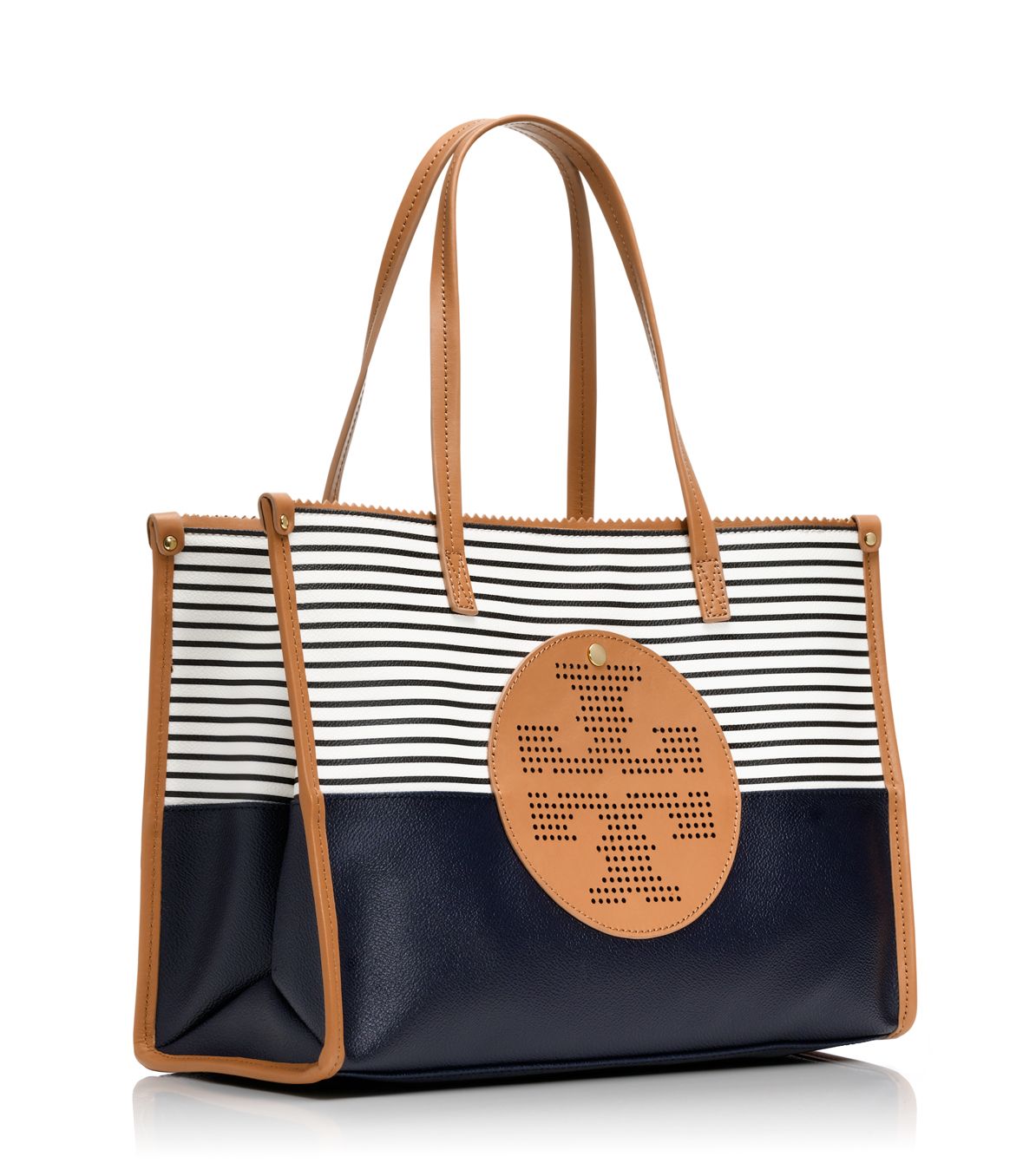 Tory Burch Mini Viva Tote in Black | Lyst