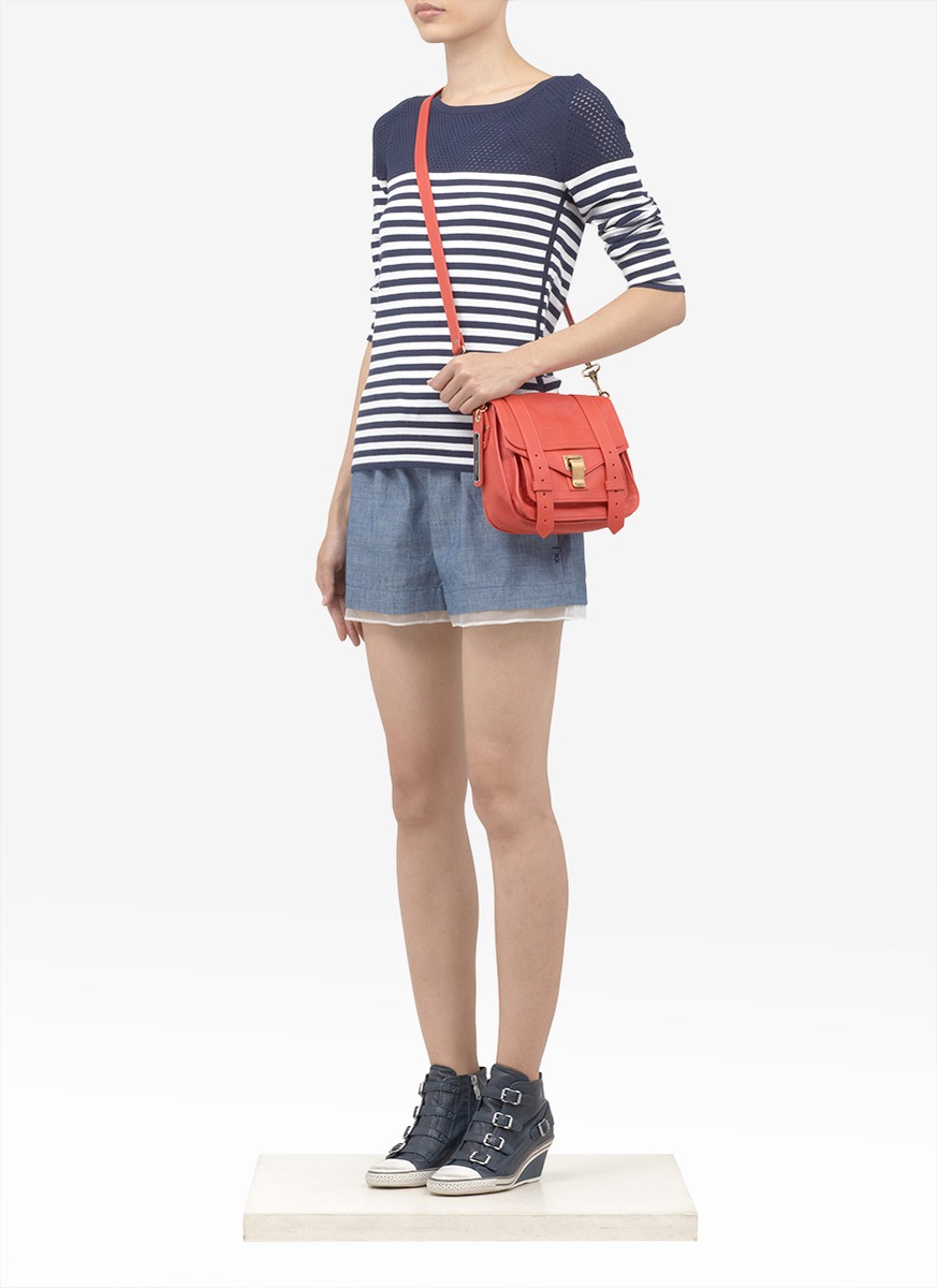 ash bebop wedge sneaker